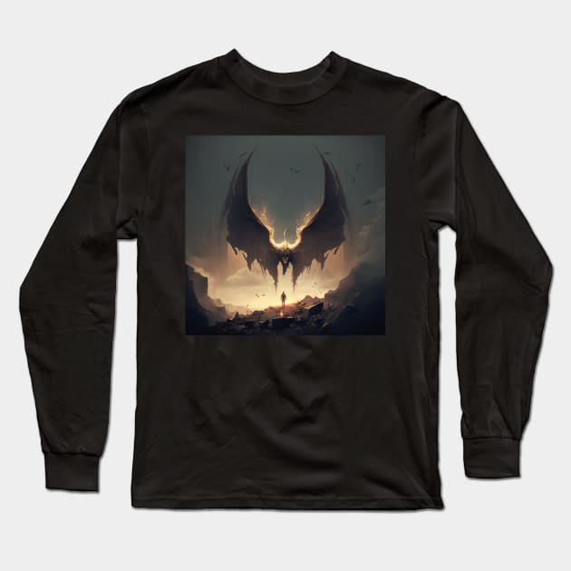 demon king Long Sleeve T-Shirt by rocknerd